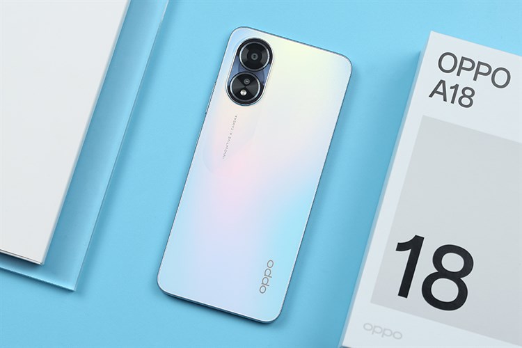 Điện thoại OPPO A18 4GB/128GB Màu Xanh Dương