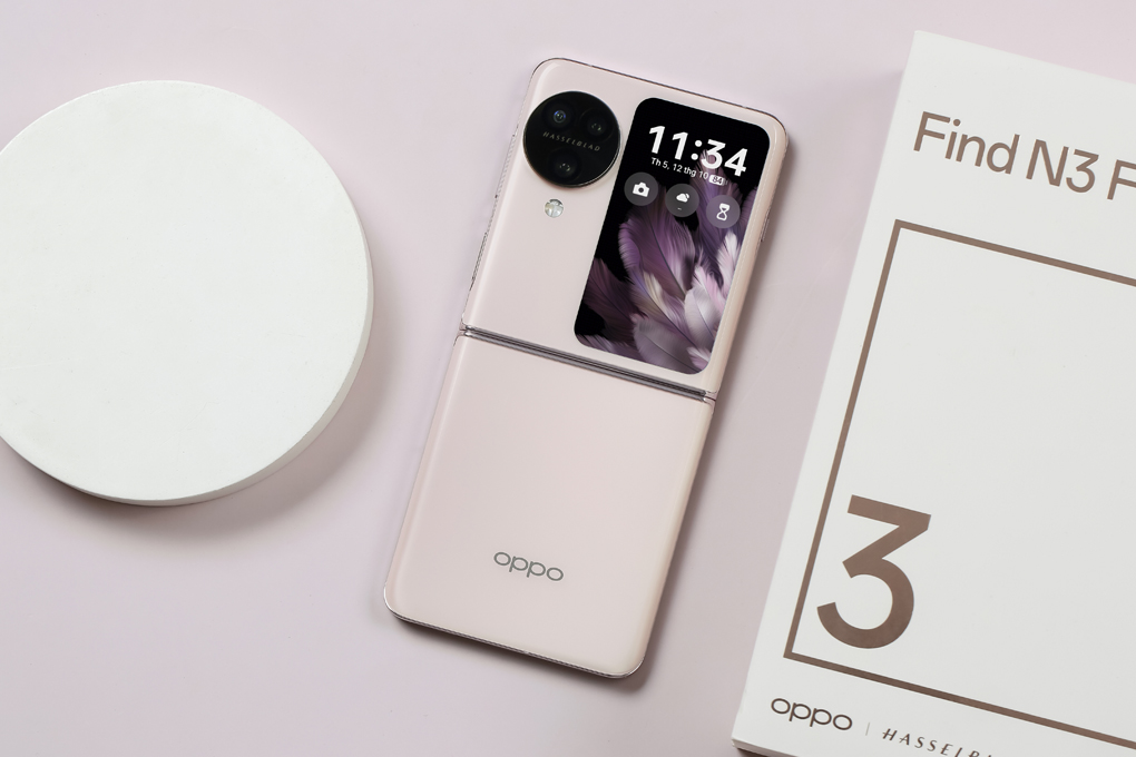 Điện thoại OPPO Find N3 Flip 5G 12GB/256GB Hồng Màu Hồng