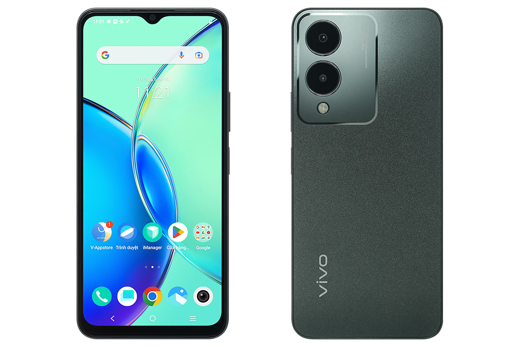 Điện thoại vivo Y17s 4GB/64GB Màu Xanh đen