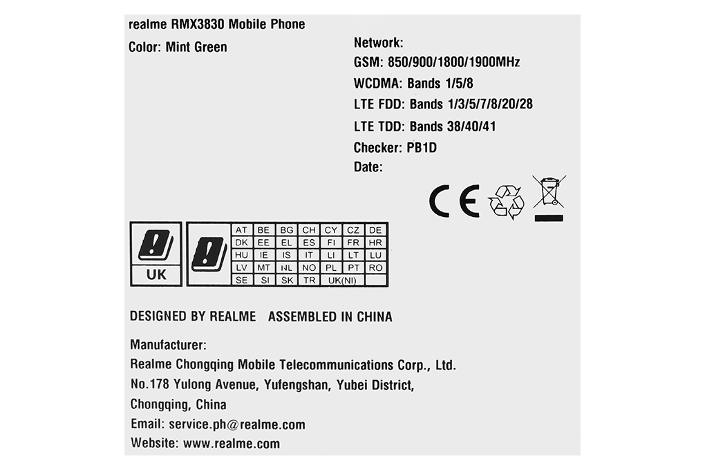 Điện thoại realme C51 3GB/64GB Màu Xanh ngọc