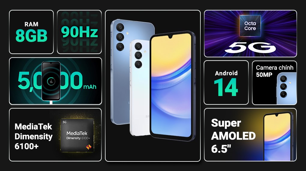 Màn hình Super AMOLED 6.5 inch Full HD+