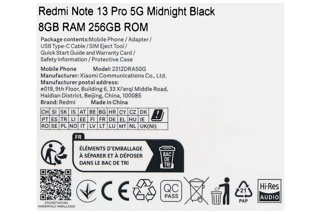 Xiaomi Redmi Note 13 Pro 5G 8GB/256GB - 46