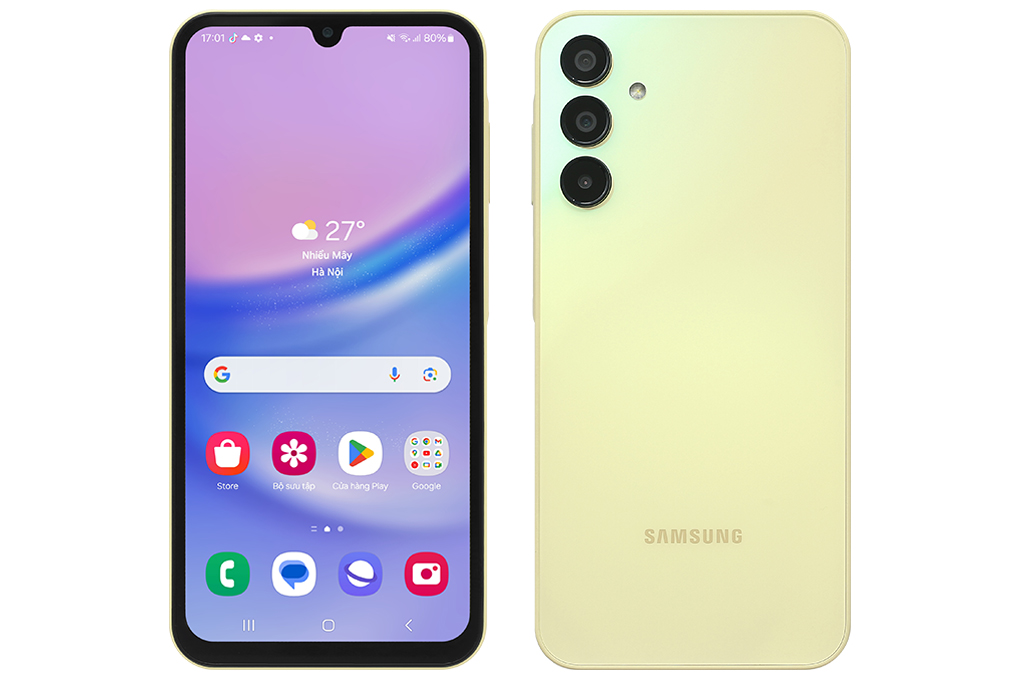 Điện thoại Samsung Galaxy A15 8GB/128GB Màu Vàng nhạt