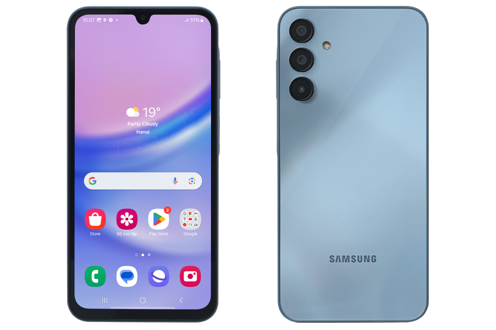 Điện thoại Samsung Galaxy A15 8GB/128GB Màu Xanh dương nhạt