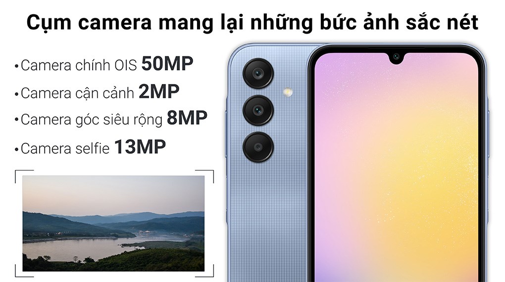 Điện thoại Samsung Galaxy A25 5G 8GB/128GB