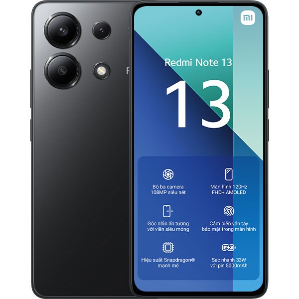 Xiaomi Redmi Note 13 6GB/128GB mới, giá rẻ, giảm ngay 300k, góp 0%