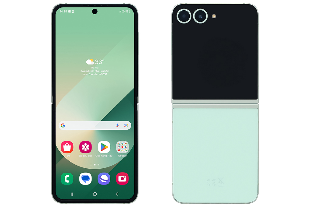 Điện thoại Samsung Galaxy Z Flip6 5G 12GB/256GB Màu Xanh Bạc Hà