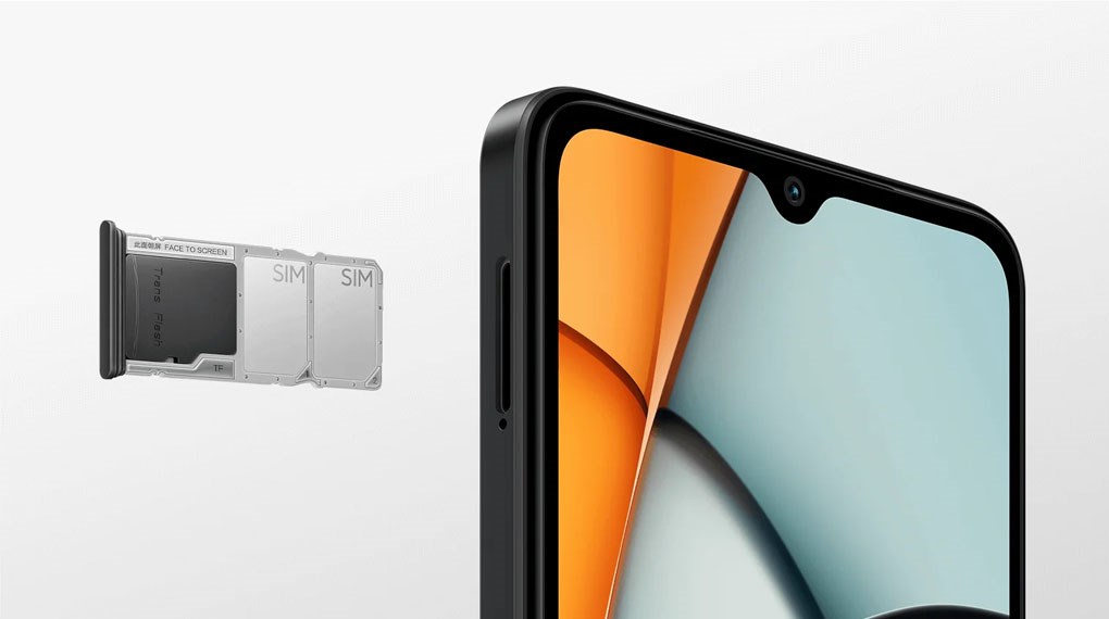 Hỗ trợ thẻ nhớ 1 TB - Xiaomi Redmi A3 64GB