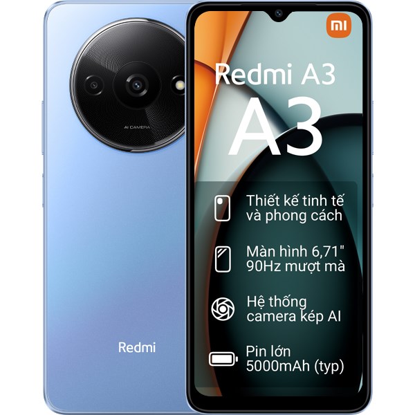 Điện thoại Xiaomi Redmi A3 3GB/64GB