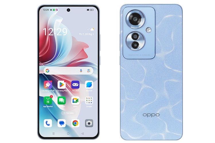 Điện thoại OPPO Reno11 F 5G 8GB/256GB Xanh/Xanh đen Màu Xanh