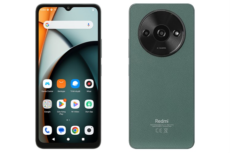 Điện thoại Xiaomi Redmi A3 4GB/128GB Màu Xanh lá