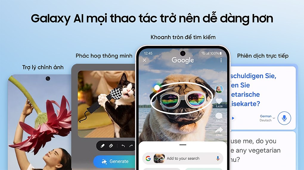 Điện thoại Samsung Galaxy S24 FE 5G 8GB/128GB