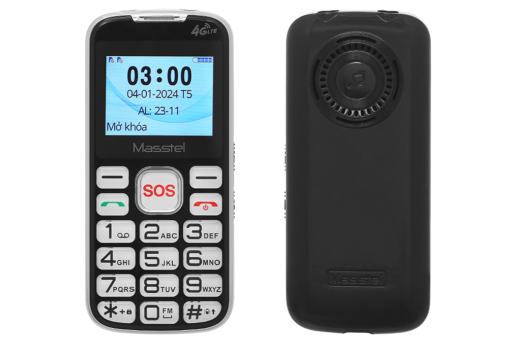 Điện thoại Masstel Fami 60S 4G Đen