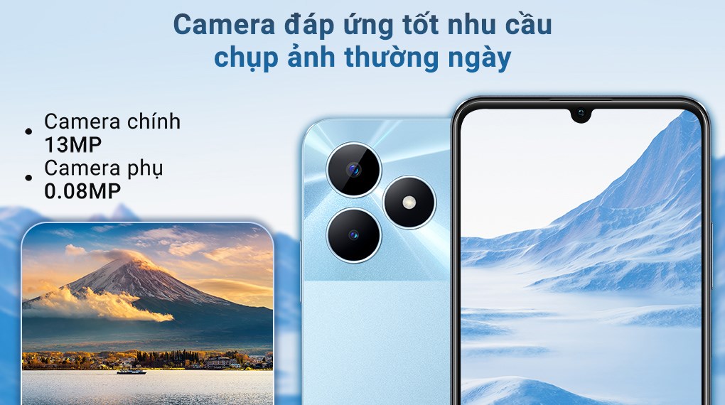 Camera chính 13 MP đủ tốt cho ảnh cơ bản