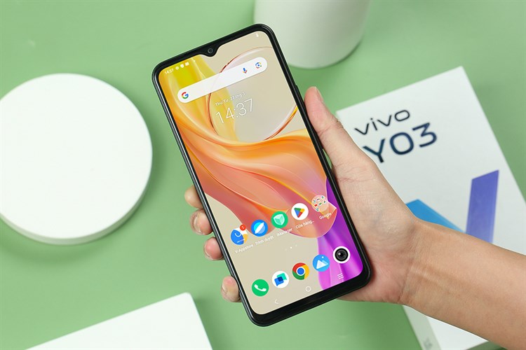 Điện thoại vivo Y03 4GB/128GB Màu Đen