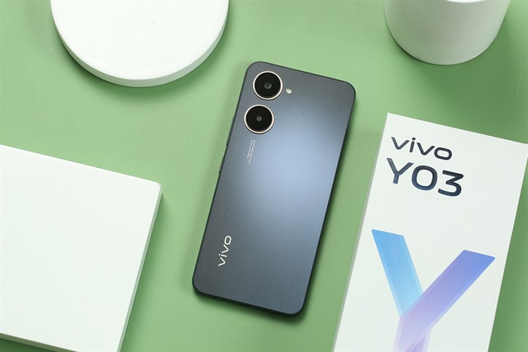 Điện thoại vivo Y03 4GB/128GB Màu Đen