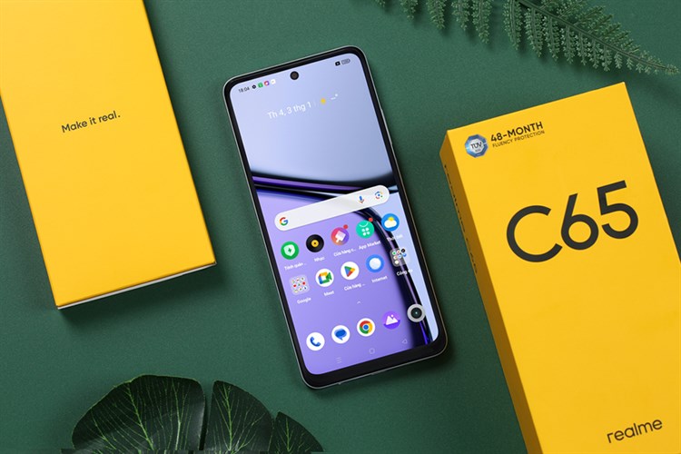 Điện thoại realme C65 8GB/256GB Màu Tím