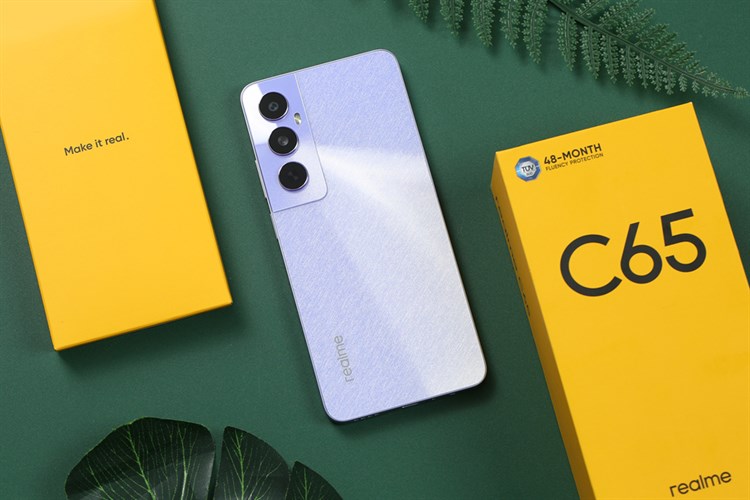 Điện thoại realme C65 8GB/256GB Màu Tím