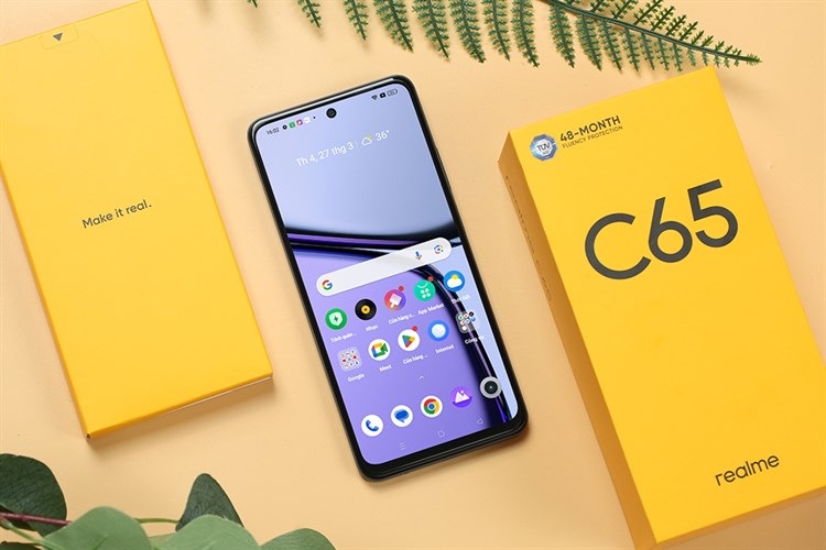 Điện thoại realme C65 8GB/256GB Màu Đen