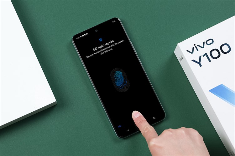 Điện thoại vivo Y100 8GB/128GB Màu Xanh nhạt