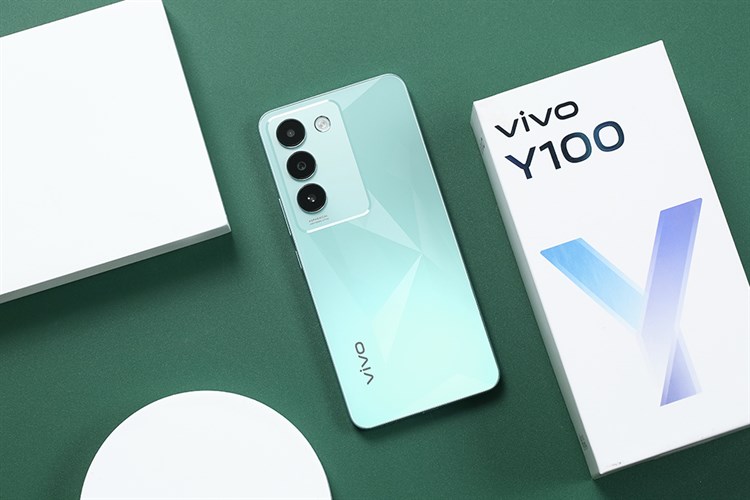 Điện thoại vivo Y100 8GB/128GB Màu Xanh nhạt