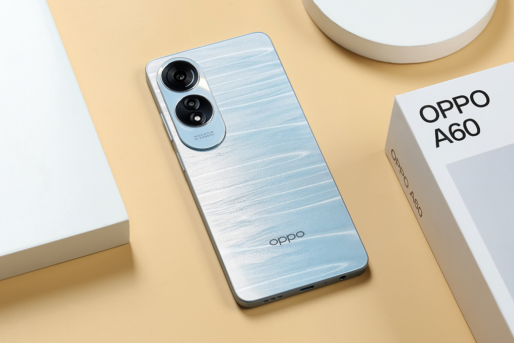 Điện thoại OPPO A60 8GB/128GB Màu Xanh dương nhạt