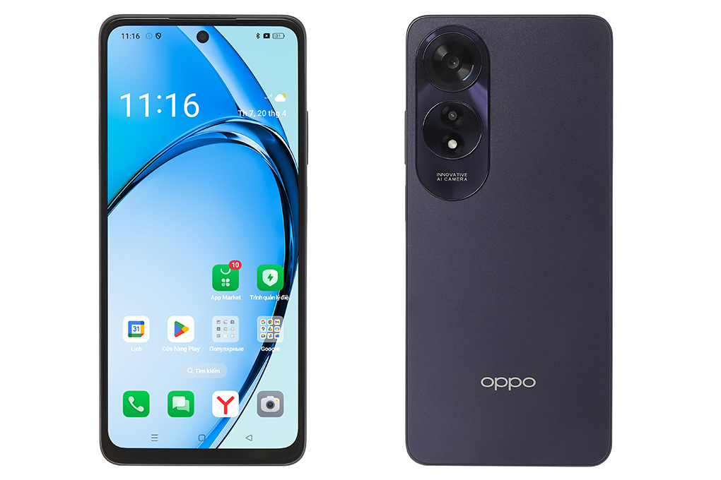Điện thoại OPPO A60 8GB/256GB Màu Đen - Tím
