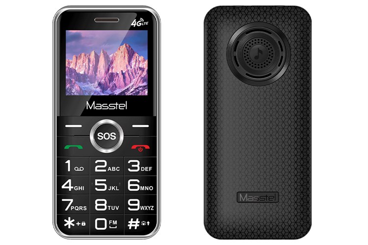 Điện thoại Masstel Fami 50 4G Màu Đen