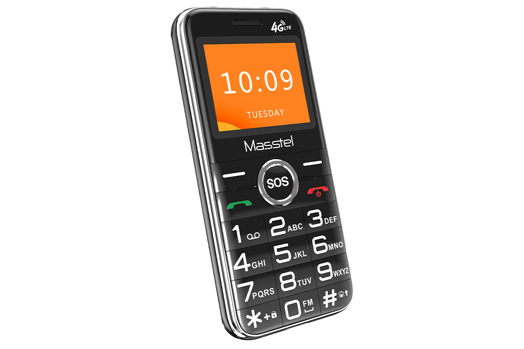 Điện thoại Masstel Fami 50 4G Màu Đen
