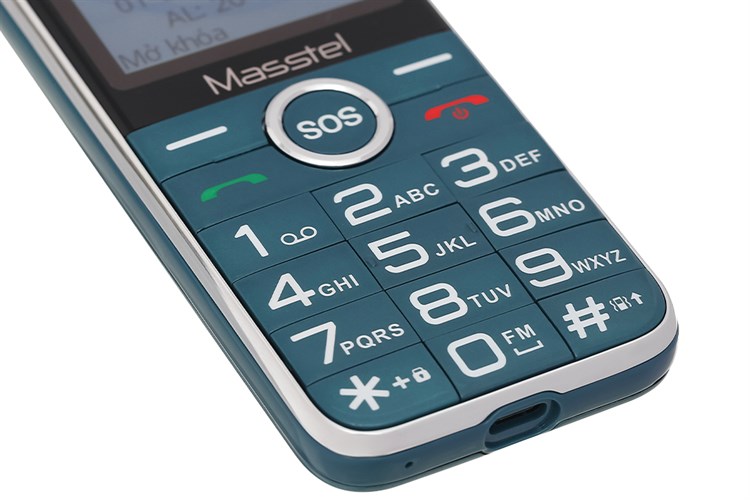 Điện thoại Masstel Fami 50 4G Màu Xanh Dương