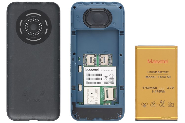 Điện thoại Masstel Fami 50 4G Màu Xanh Dương