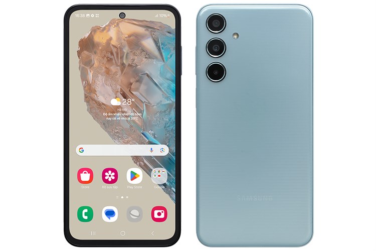 Điện thoại Samsung Galaxy M35 5G 8GB/256GB Màu Xanh nhạt