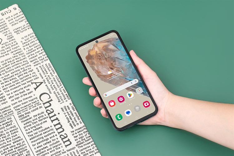 Điện thoại Samsung Galaxy M35 5G 8GB/256GB Màu Xanh nhạt