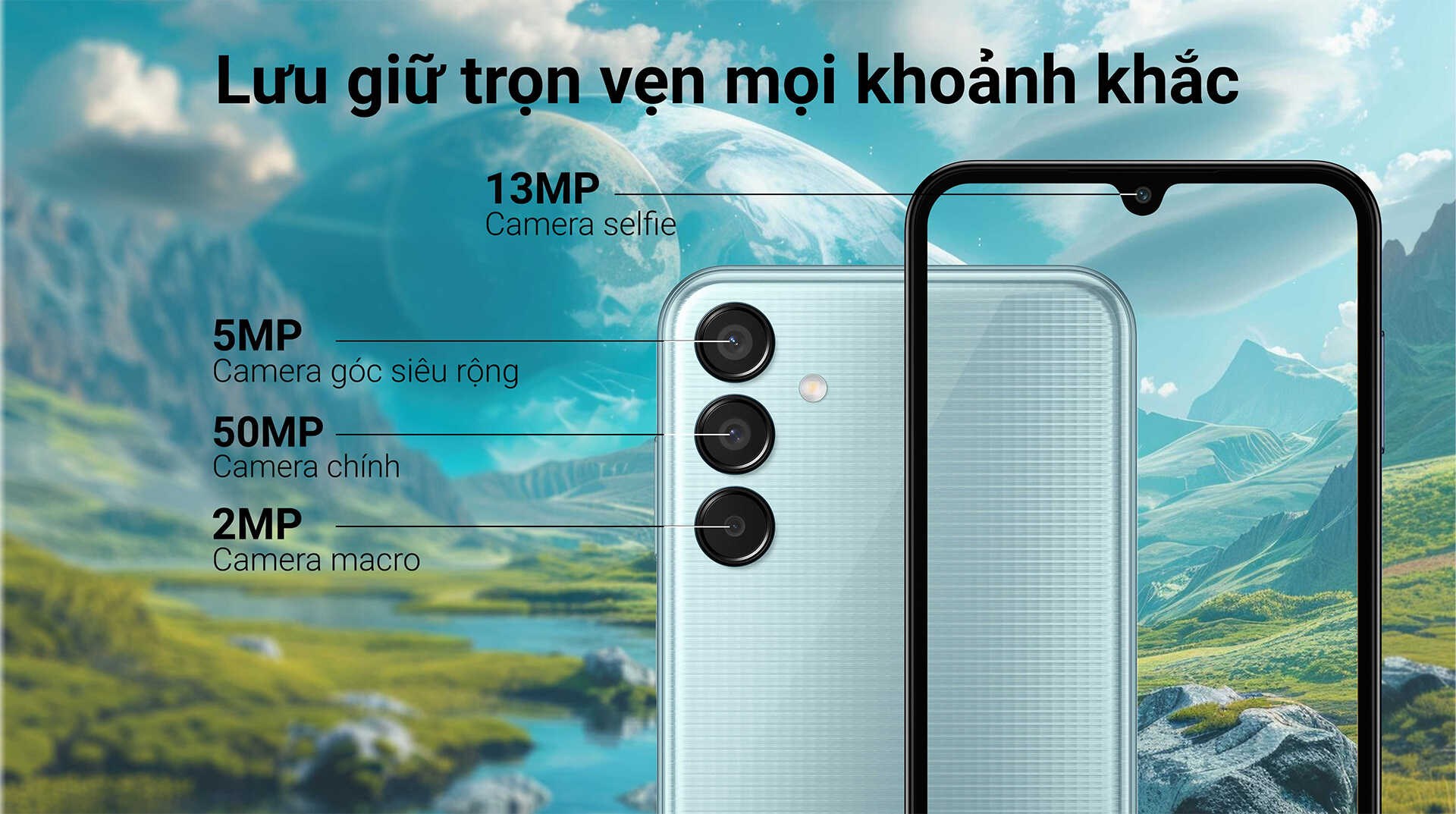 Điện thoại Samsung Galaxy M15 5G 4GB/128GB