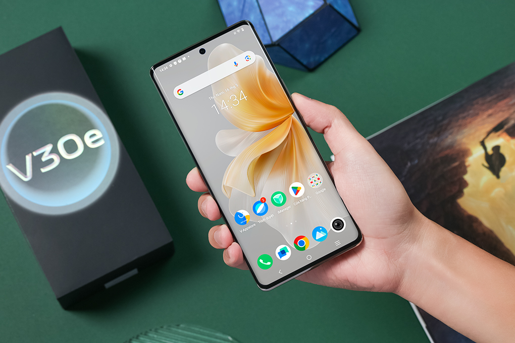 Điện thoại vivo V30e 5G 12GB/256GB Trắng - 10