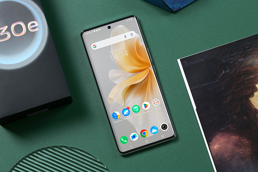 Điện thoại vivo V30e 5G 12GB/256GB Trắng - 4