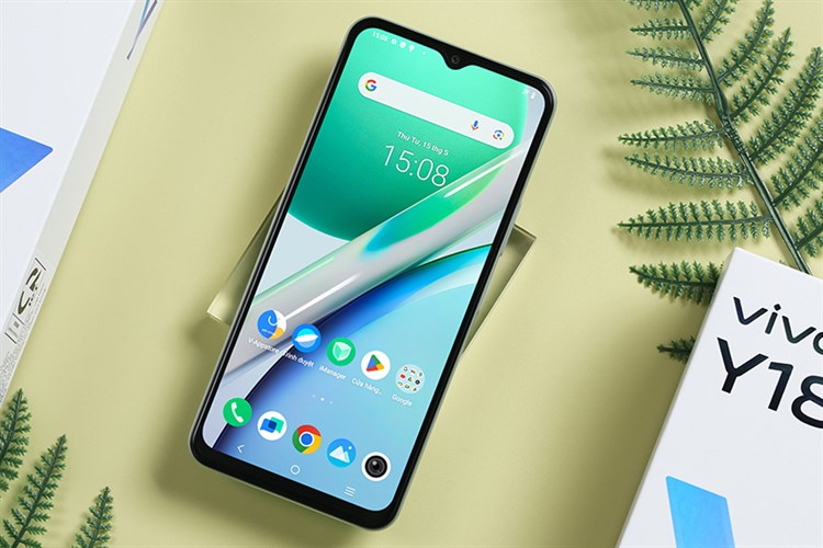 Điện thoại vivo Y18S 6GB/128GB Màu Trắng - Xanh