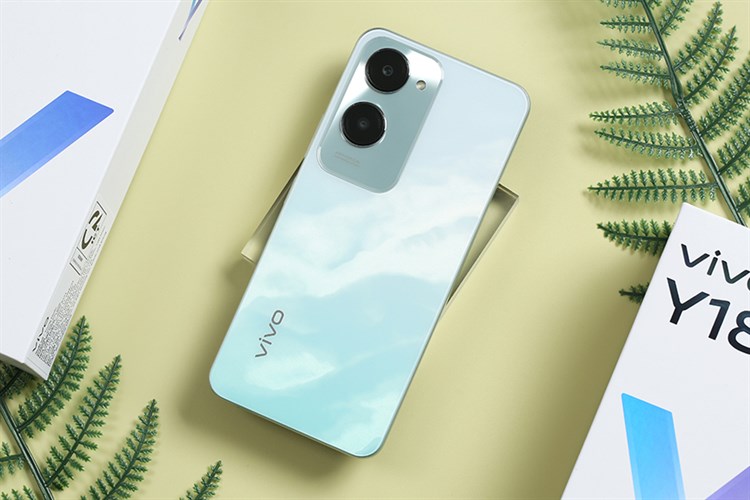 Điện thoại vivo Y18S 6GB/128GB Màu Trắng - Xanh