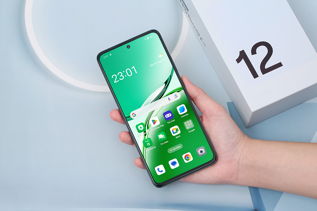 Điện thoại OPPO Reno12 F 5G 12GB/256GB Màu Xanh lá