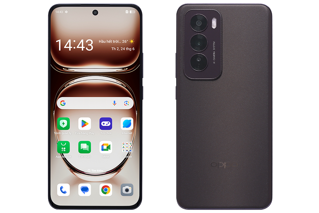 Điện thoại OPPO Reno12 5G 12GB/256GB Màu Nâu