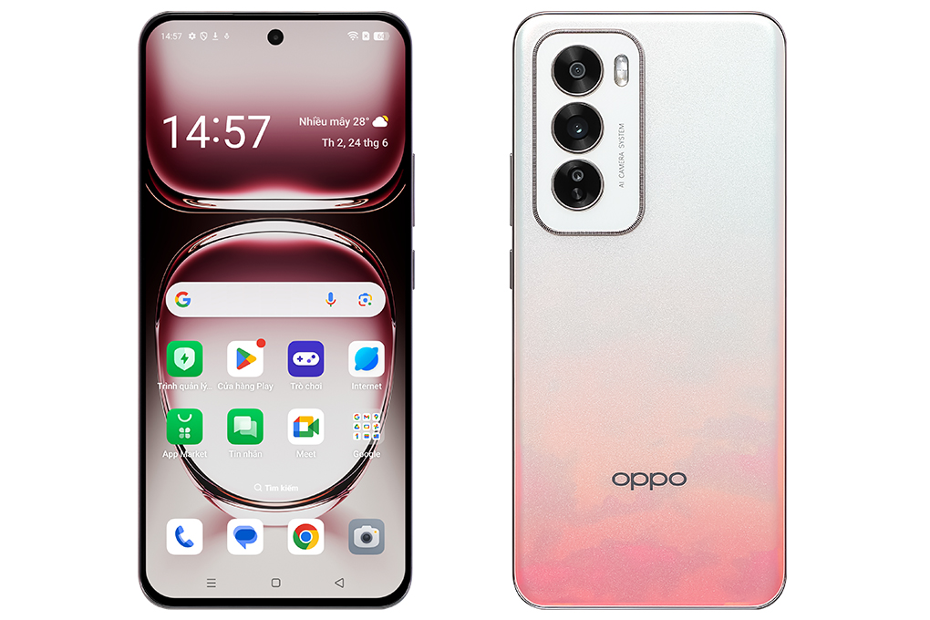 Điện thoại OPPO Reno12 5G 12GB/512GB Màu Hồng