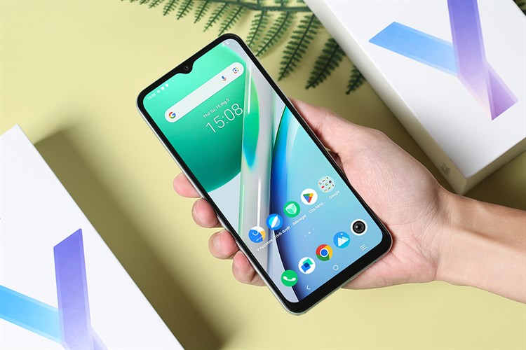 Điện thoại vivo Y18 4GB/128GB Màu Trắng - Xanh