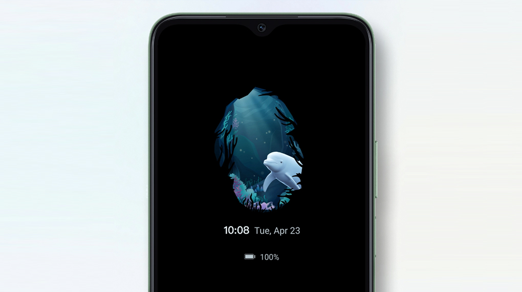 HONOR X6b 6GB/128GB Tím - Màn hình luôn hiển thị