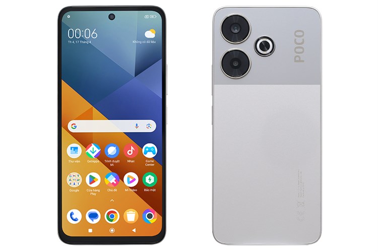 Điện thoại Xiaomi POCO M6 6GB/128GB Màu Bạc