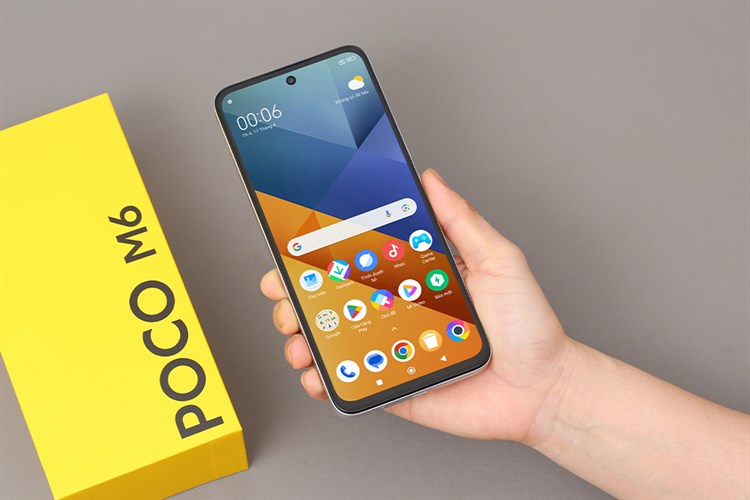 Điện thoại Xiaomi POCO M6 6GB/128GB Màu Bạc