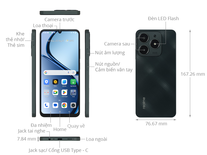 realme C61 4GB/128GB
