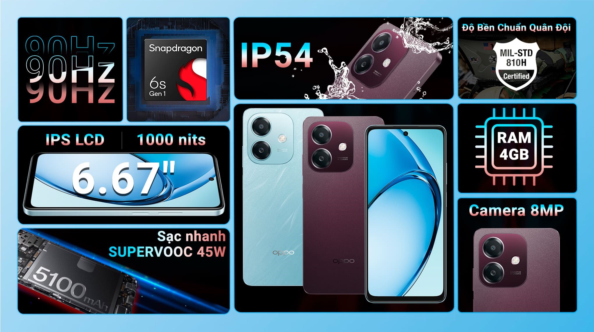 Điện thoại OPPO A3x 4GB/128GB