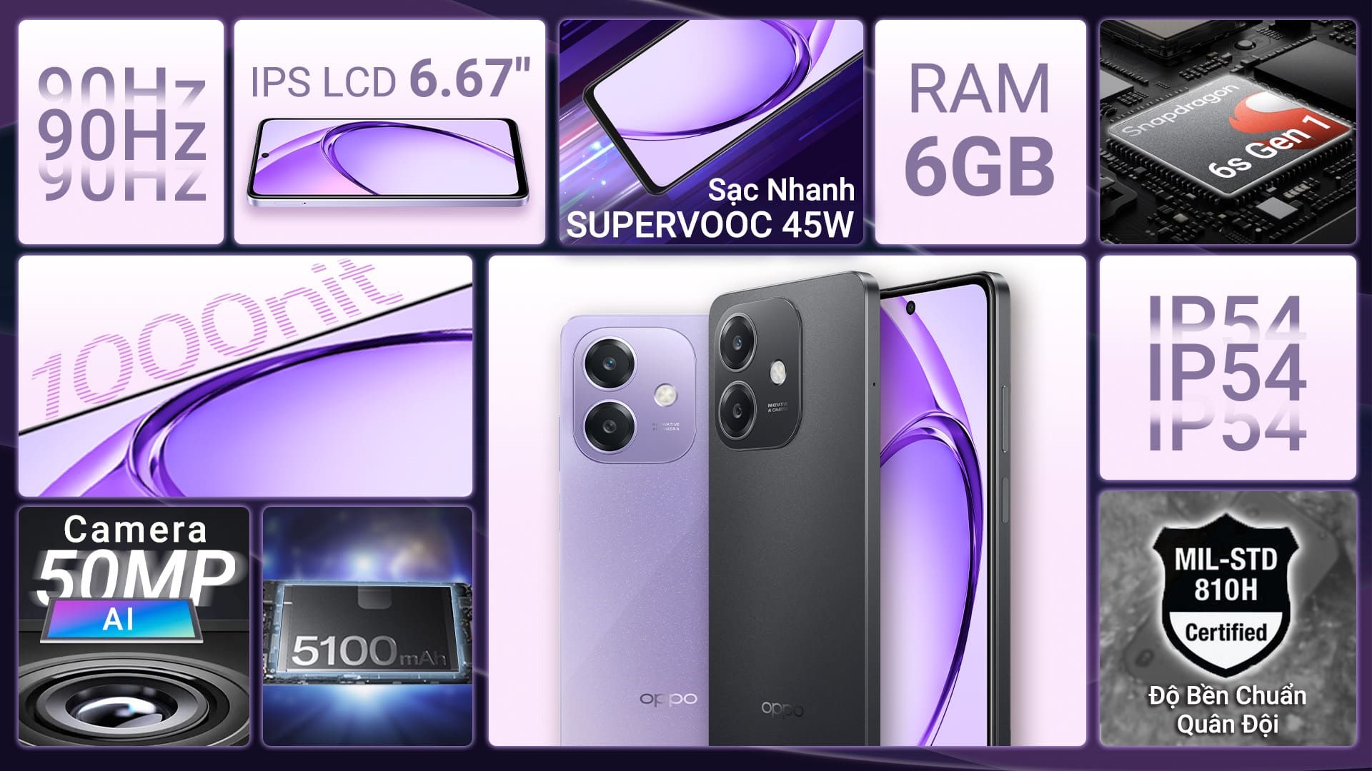 Điện thoại OPPO A3 6GB/128GB