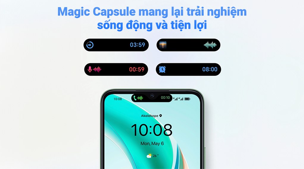 Điện thoại HONOR X6b 6GB/128GB Đen/Xanh lá