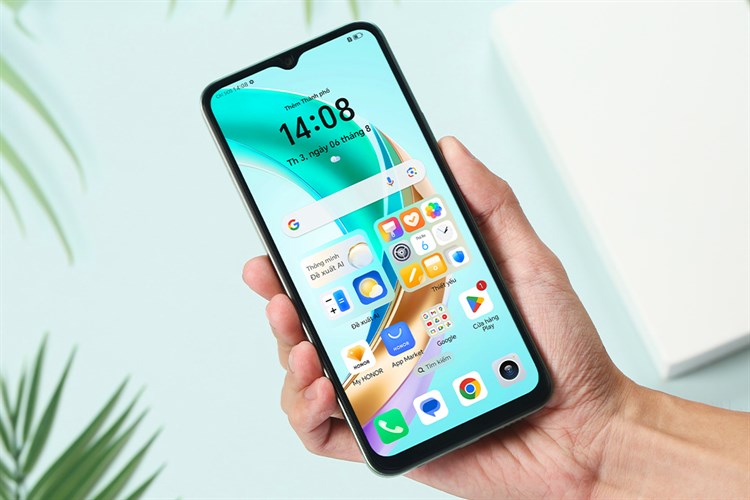 Điện thoại HONOR X6b 6GB/128GB Đen/Xanh lá Màu Xanh lá